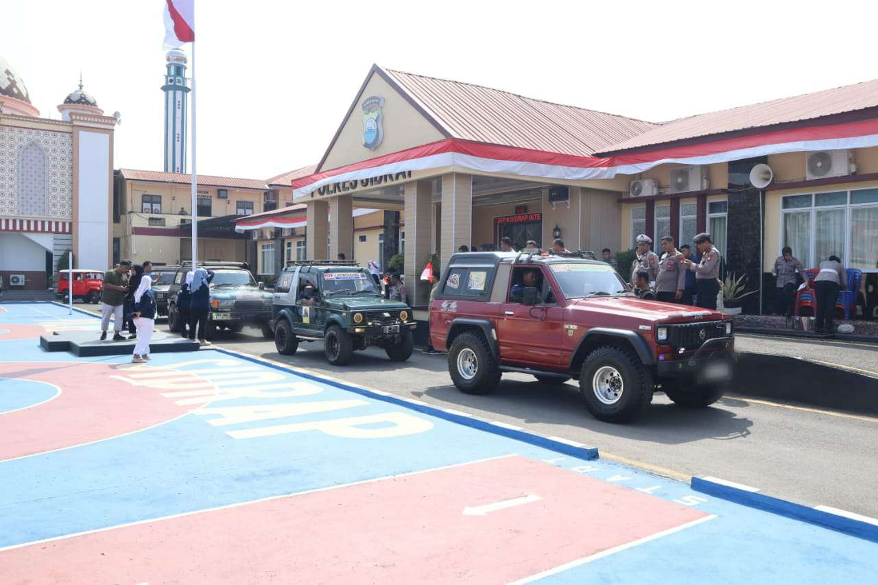 AKBP Dr. Fantry pimpin pelepasan kontingen IOF Sidrap di Mapolres Sidrap