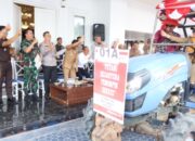 Kapolres Sidrap Turunkan Personil Pengamanan Sukseskan Karnaval Brigade Pangan Alsintan Sidrap 2025