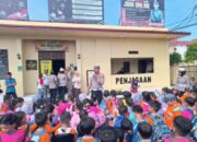 Momen Hangat AKBP Dr. Fantry Taherong Sambut Ratusan Anak PAUD di Polres Sidrap