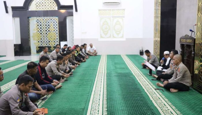 Doa Haru Polres Sidrap untuk Korban Unjuk Rasa Jakarta