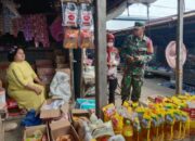 Babinsa Monitoring Harga Sembako, Inflasi Bisa Dicegah