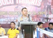 Buka Pertandingan Bulutangkis, Kapolres Sidrap: Jiwa Sehat Terdapat Tubuh yang Sehat