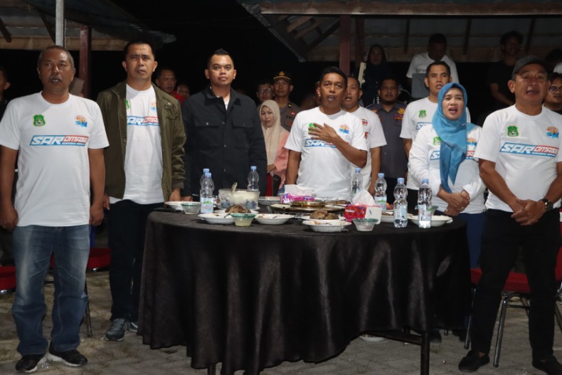 Kapolres Sidrap AKBP Fantry Taherong hadiri pembukaan Festival Danau Sidenreng bersama Forkopimda dan masyarakat Sidrap.