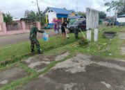 Babinsa dan Warga Bersatu, Lapangan Arateng Jadi Simbol Harmoni