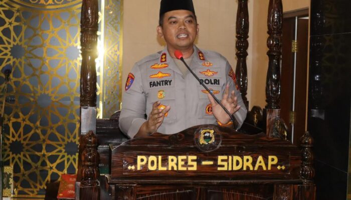 Isthigosah Untuk Negeri digelar di Polres Sidrap, Kapolres Apresiasi PMII