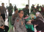 Aksi Kemanusiaan, Personel Polres Sidrap Hadiri Donor Darah di Kodim 1420 Sidrap