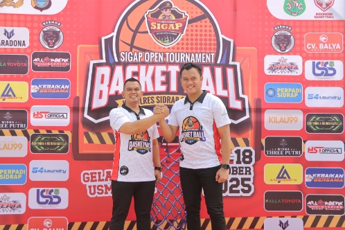 Buka Tournament Basket 2025, ini Harapan Kapolres Sidrap