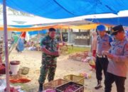 Babinsa Baranti Jaga Pasar Tetap Aman dan Terkendali