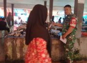 Langkah Pagi Babinsa di Pasar Baranti, Warga Beri Apresiasi