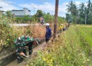 Babinsa Selamatkan Desa dari Genangan