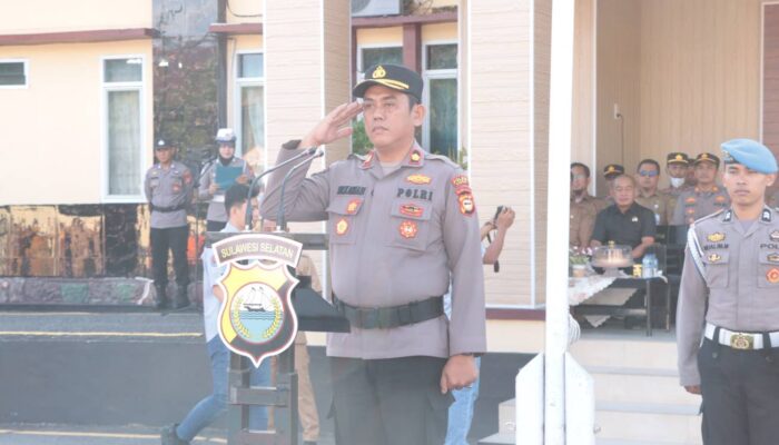 Wakapolres Sidrap Pimpin Apel Tanggap Bencana 2025, ini Harapannya