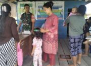 Langkah Lembut Babinsa, Sentuh Hati Ibu dan Anak di Posyandu Sidenreng