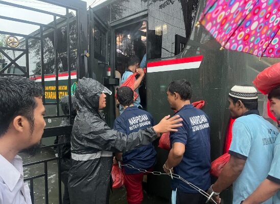 Rutan Pangkalan Brandan Terendam Banjir, Kanwil Ditjen Pas Sumut Evakuasi 435 WBP