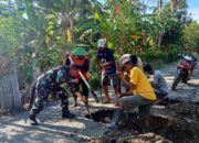 Babinsa Hadir, Warga Bergerak: Saluran Air Kulo Dibedah