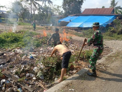 Koramil 01 Angkat Sampah, Warga Angkat Suara: Terima Kasih, TNI!