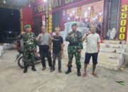 Siskamling Digecarkan, Koramil Watang Pulu Amankan Desa Mattirotasi