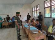 Babinsa Kodim 1420/Sidrap Kawal Makan Bergizi Gratis, Ribuan Warga Terbantu