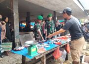 Babinsa Sidak Pasar Baranti, Harga Sembako Natal Terpantau Aman