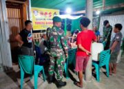 Malam Dijaga Babinsa! Siskamling Dua Pitue Bikin Kelurahan Batu Aman