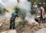 Aksi Sunyi Tapi Berdampak, Babinsa Bersihkan Ikon Sidrap