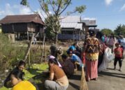 Jumat Bersih Bikin Wala Tedong Asri! Babinsa Libatkan Mahasiswa