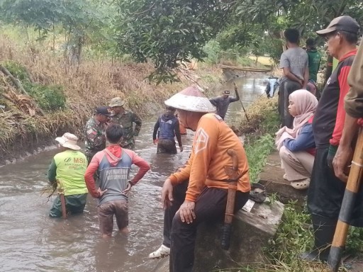 Koramil 01 Satukan Dua Wilayah, Ada Apa di Irigasi Panca Lautang?