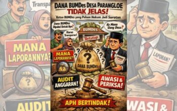 Dana BUMDes Desa Parangloe Gelap, Ketua Paham Hukum Justru Bungkam