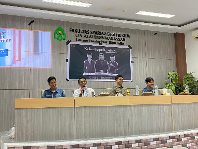 Parlemen Gowa menggelar forum diskusi di aula Fakultas Syariah dan Hukum UIN Alauddin Makassar terkait dinamika DPRD Gowa dan regenerasi kepemimpinan politik daerah.