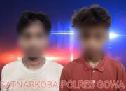 Main Sabu Lewat Medsos Terbongkar! Polres Gowa Ciduk  Dua Pelaku