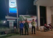 Patroli Tengah Malam! Babinsa Gandeng Damkar Jaga Amparita
