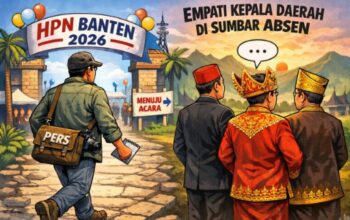 Kuli Tinta Melangkah ke HPN-2026 Banten, Empati Kepala Daerah di Sumbar Absen