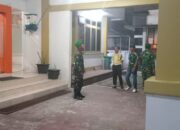 Koramil Maritengngae Bergerak Malam, Komcad & Linmas Kepung Titik Rawan