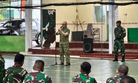 Jam Komandan Sambut Ramadhan! Prajurit Denmadam XIV/Hsn Digenjot Maksimalkan Ibadah & Amal