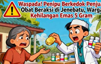 Waspada! Penipu Berkedok Penjual Obat Beraksi di Jenebatu, Warga Kehilangan Emas 5 Gram