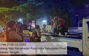 Poso Memanas? Sat Samapta Polres Poso Gercep Saat Sahur