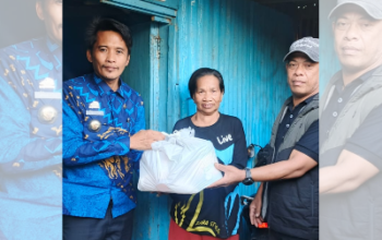 Camat Tompobulu Bagikan Bingkisan Lebaran kepada Warga Kurang Mampu di Lingkungan Malakaji