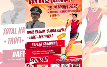 Kepala Desa Datara Gelar “RUN RACE DATARA 11” Berhadiah Jutaan