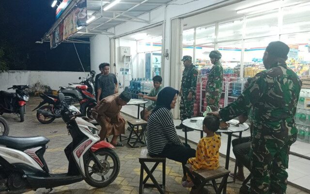 Personel Koramil 01/Panca Lautang Gandeng Pokja, Geber “Ronda Malam”