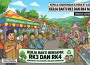Kepala Lingkungan Malakaji dan Para RT Ajak Masyarakat Gelar Kerja Bakti RK3 dan RK4