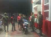 Babinsa Sikat Malam Pangkajene, Patroli Gabungan Amankan Obyek Vital