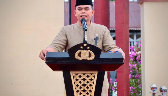 Salat Idul Fitri di Mapolres Sidrap, Kapolres Sidrap Beberkan Pencapaian Kabupaten Sidrap