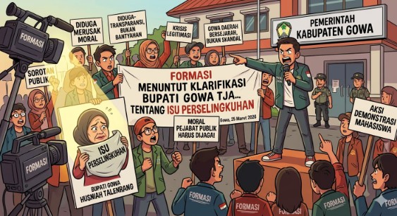 Diduga Merusak Moral, Isu Perselingkuhan Bupati Gowa Disorot FORMASI