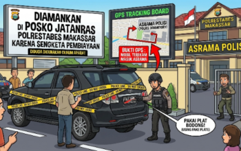 GPS Bongkar Xpander Sengketa Diduga Digunakan Oknum Aparat Pakai Plat Bodong