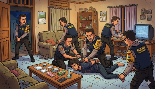 Satresnarkoba Polres Poso Gasak Penjual Sabu di Pamona Selatan