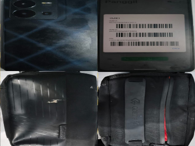 Tim Pegasus Polres Jeneponto mengamankan barang bukti berupa handphone Vivo Y35, tas hitam, dan data IMEI hasil kasus pencurian.