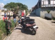 TNI dan Warga Ciro-Ciroe Bersinergi Bersihkan Saluran Air Cegah Banjir